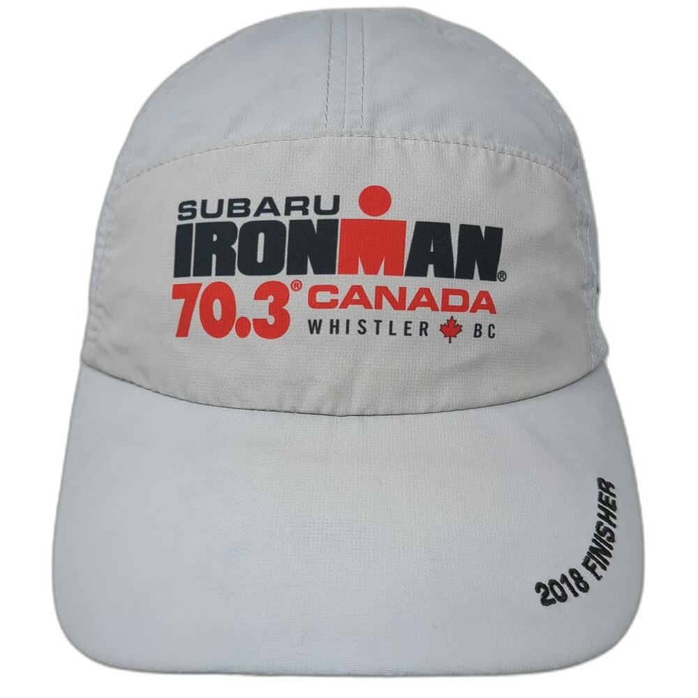 BOCO Gear 5 Panel Gray Hat One Size Ironman Canada Whistler 2018 Finisher